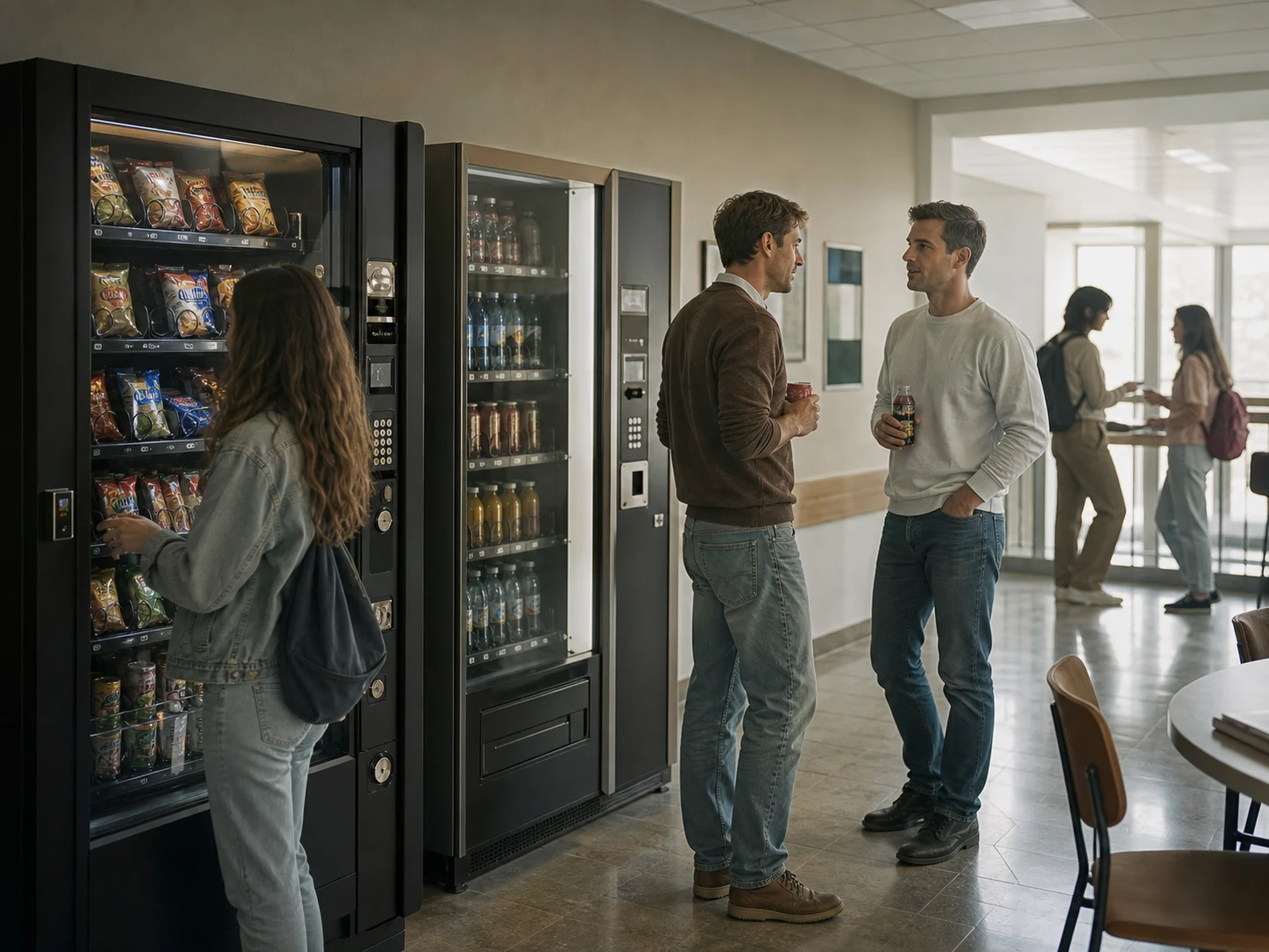 Développement des distributeurs boissons et snacks
